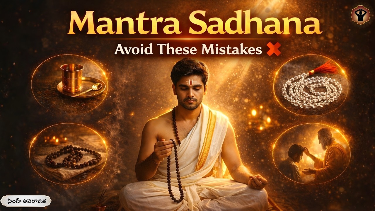 మంత్ర జపంలో చాలామంది చేసే తప్పులు | 90% People Do These Mistakes in Mantra Japam ❌