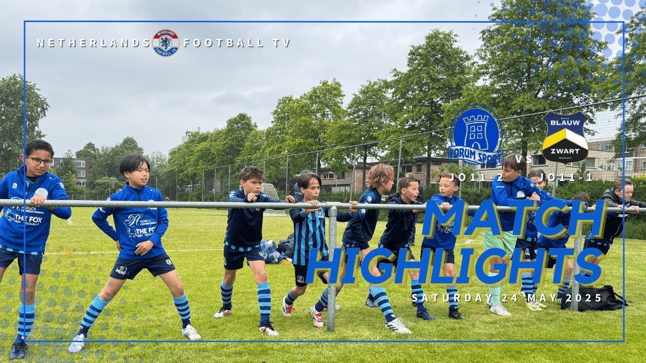🔥 Forum Sport JO11-2 🆚 Blauw-Zwart JO11-1 | Match Highlights | May 24, 2025 🔥