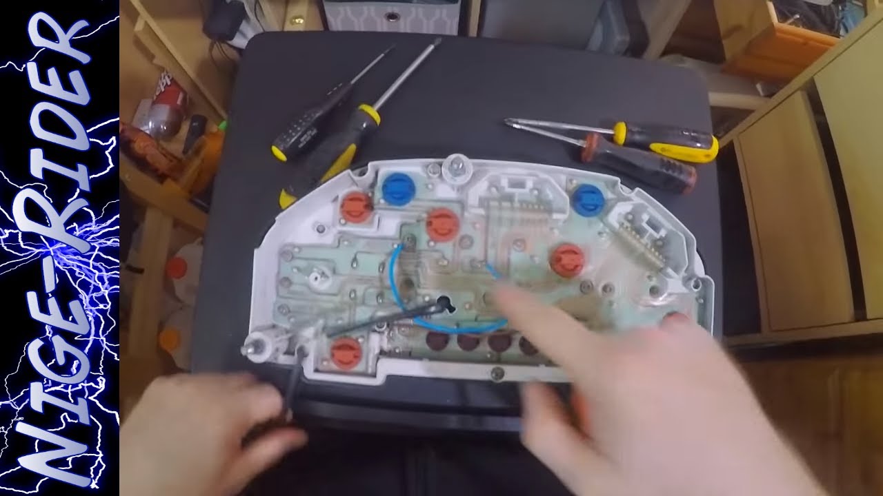 VFR800 Dash Rewire Part 1