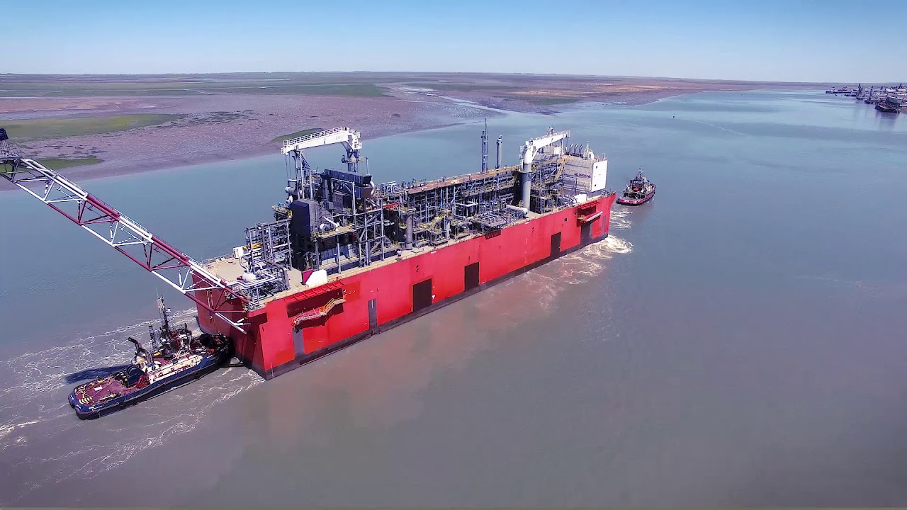 Tango FLNG Arrival Bahia Blanca