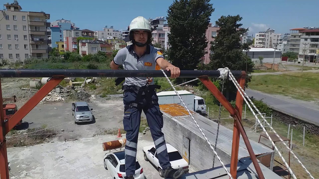 Düz sekizli ile yüksek açıdan iniş