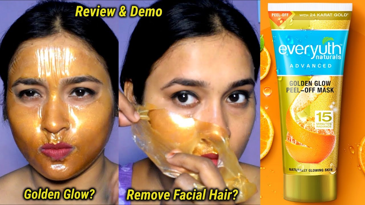 Everyuth Golden Glow Peel Off Mask Review & Demo