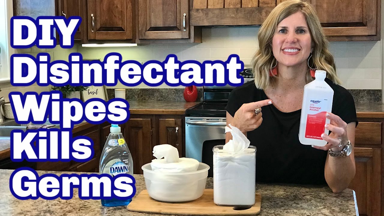 Make DIY Disinfectant Wipes/ Kills Germs