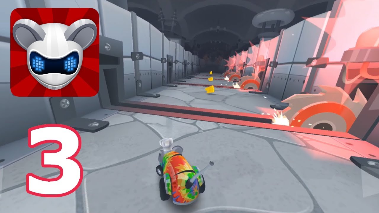 MouseBot Mobile - Lab 3 Cut to the Chase - GamePlay Android iOS HD Walkthrough Tutorial Part 3