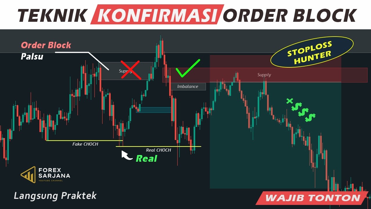 Teknik Scalping Order Block M1 Terbaik || Membaca Price Action Stoploss Hunter !!!