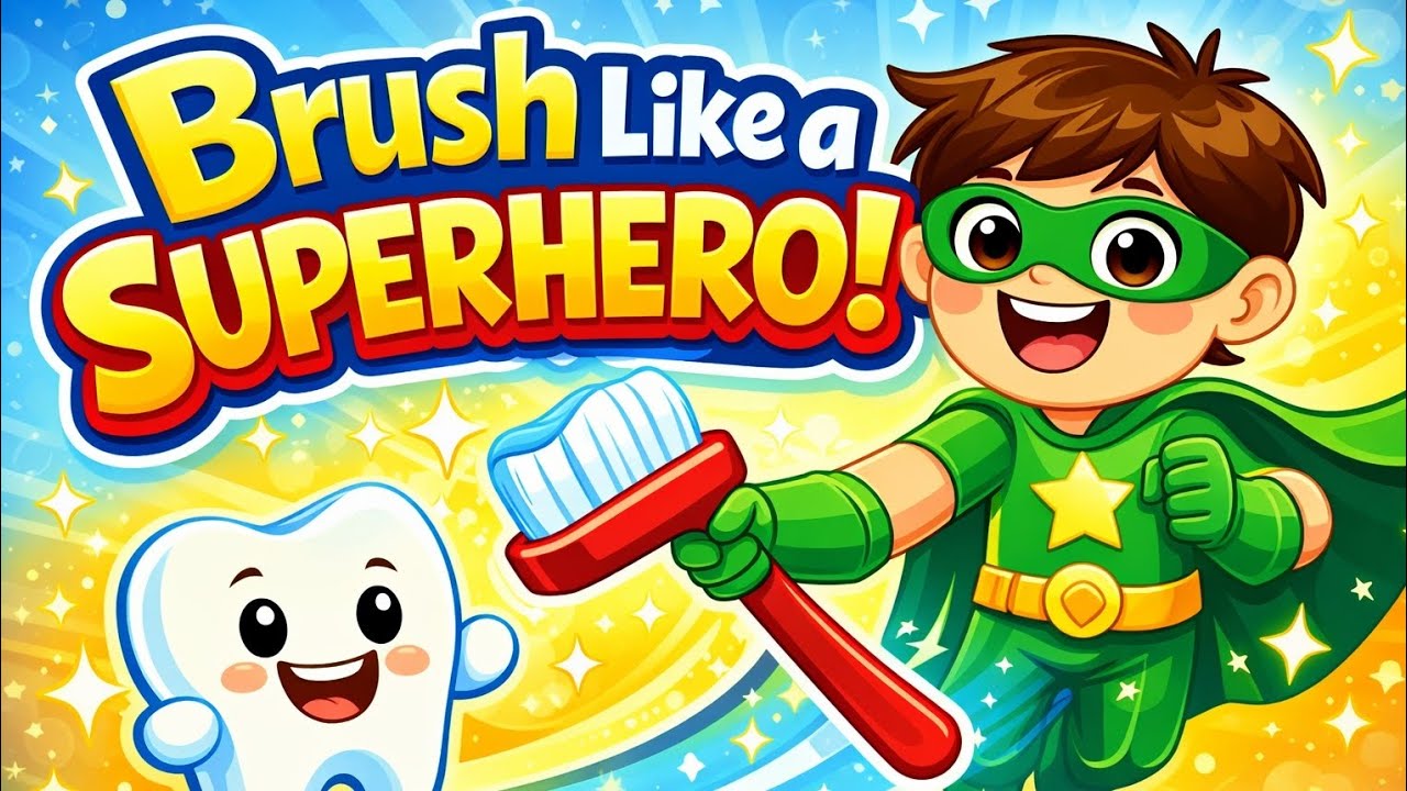 Brush Like a Superhero 🦸‍♂️ | Teeth Brushing Song for Kids #cocokids 