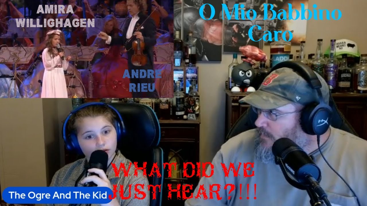 TOATK IS LEFT SPEECHLESS BY AMIRA WILLIGHAGEN AND ANDRE  RIEU!  We React To O Mio Babbino Caro!!!