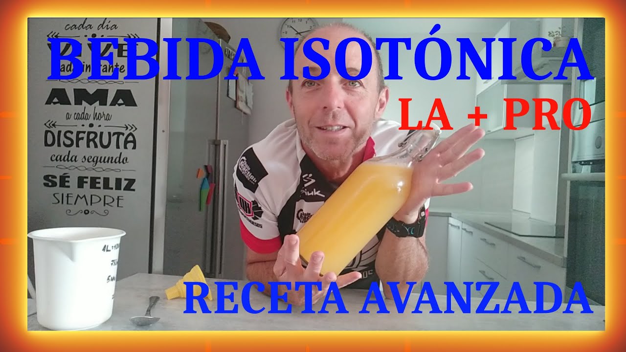 Bebida isotónica casera completa. Rendimiento