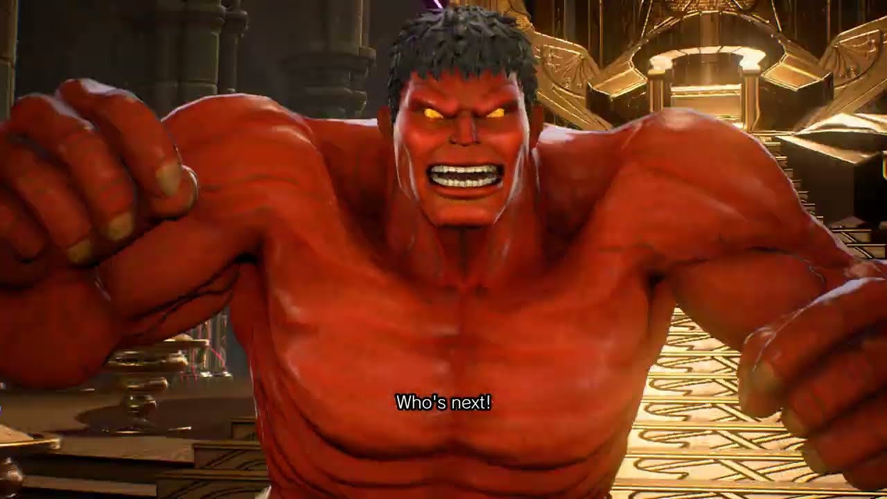 Marvel vs  Capcom  Infinite | Red Hulk and Captain America obliterates everything |