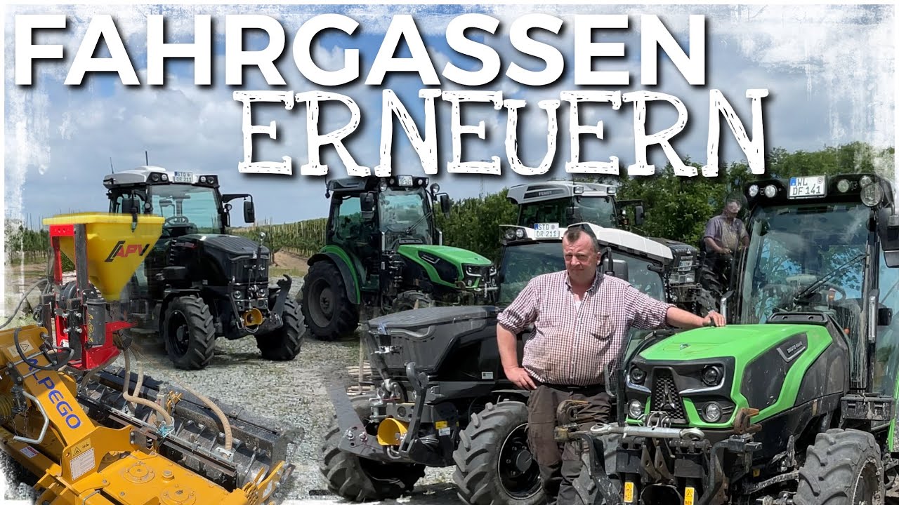 Obsthof Raddatz - Fahrgassen wieder auf VORDERMANN bringen I DEUTZ-FAHR I FENDT I RENAULT