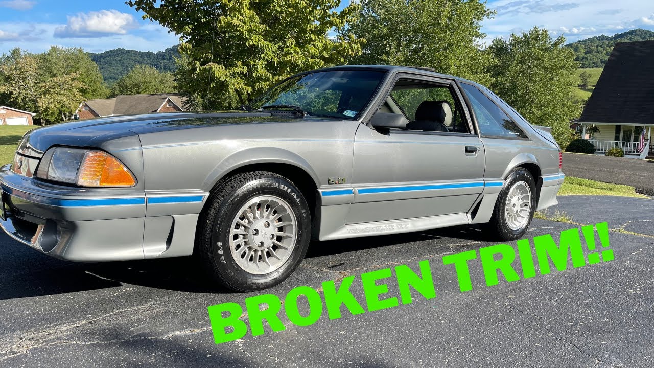 1987 Ford Mustang GT Foxbody | Restoring Window Trim
