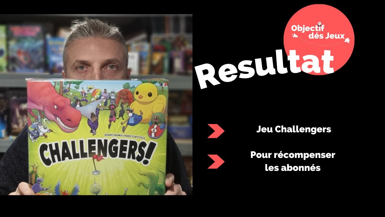 Challengers As d'or 2023 cat&eacute;gories Initi&eacute;s + r&eacute;sultat concours sur Objectif d&eacute;s jeux.