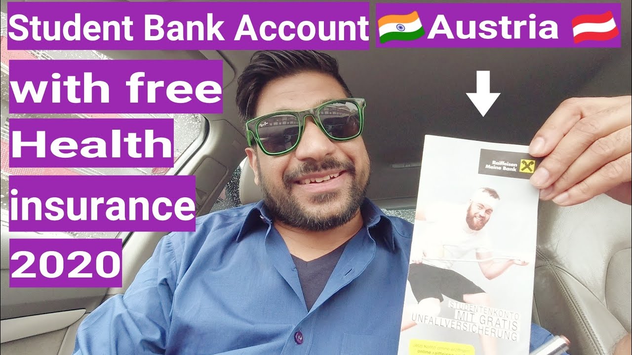 Best Student Bank account || free health insurance in Austria 2020