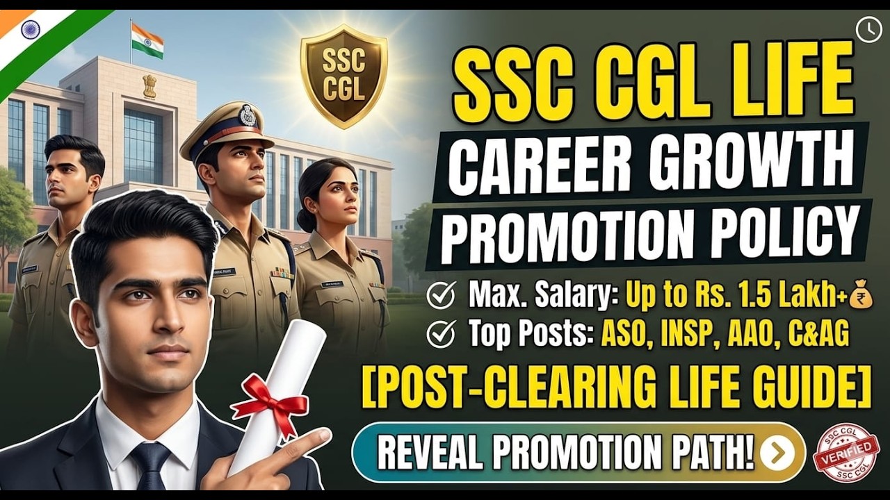SSC CGL Career Growth & Promotion Policy | Life After Clearing SSC CGL Exam