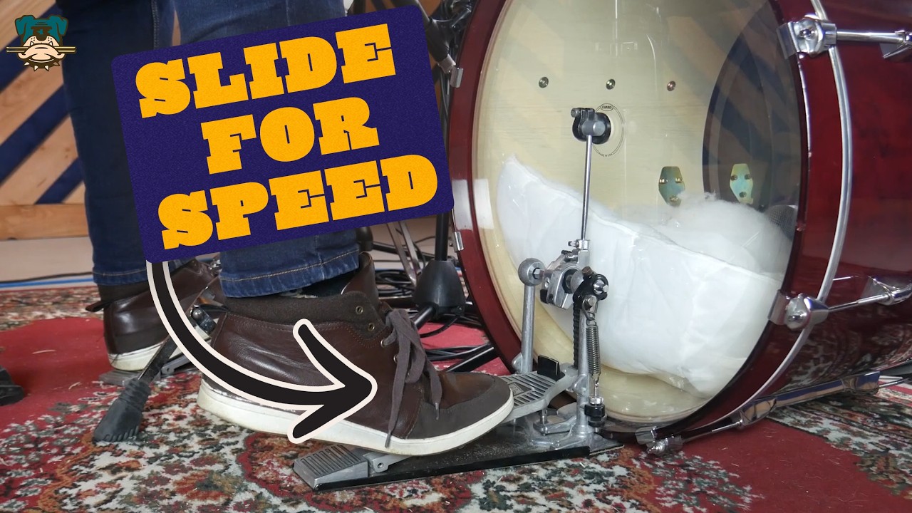 Faster Kick Drum Doubles Lesson | Slide Technique | Drum Dog