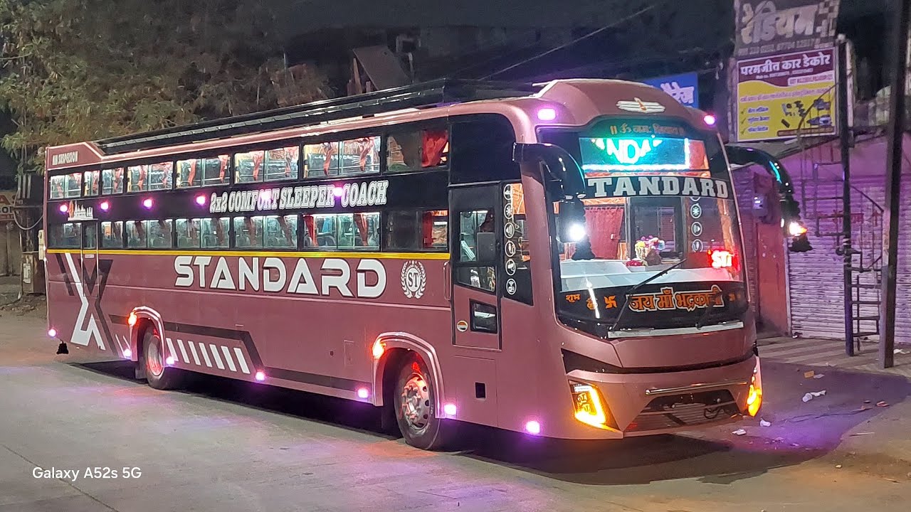 Shri Sai Bus Body Builders Indore Made by Stanard travels Brajesh Tiwari 919425081408