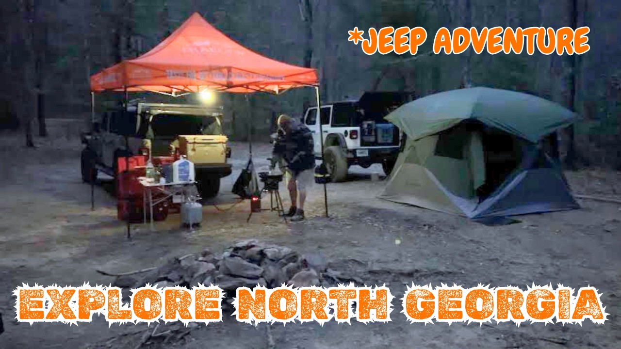 Rainy Jeep Adventure in the North Georgia Mountains