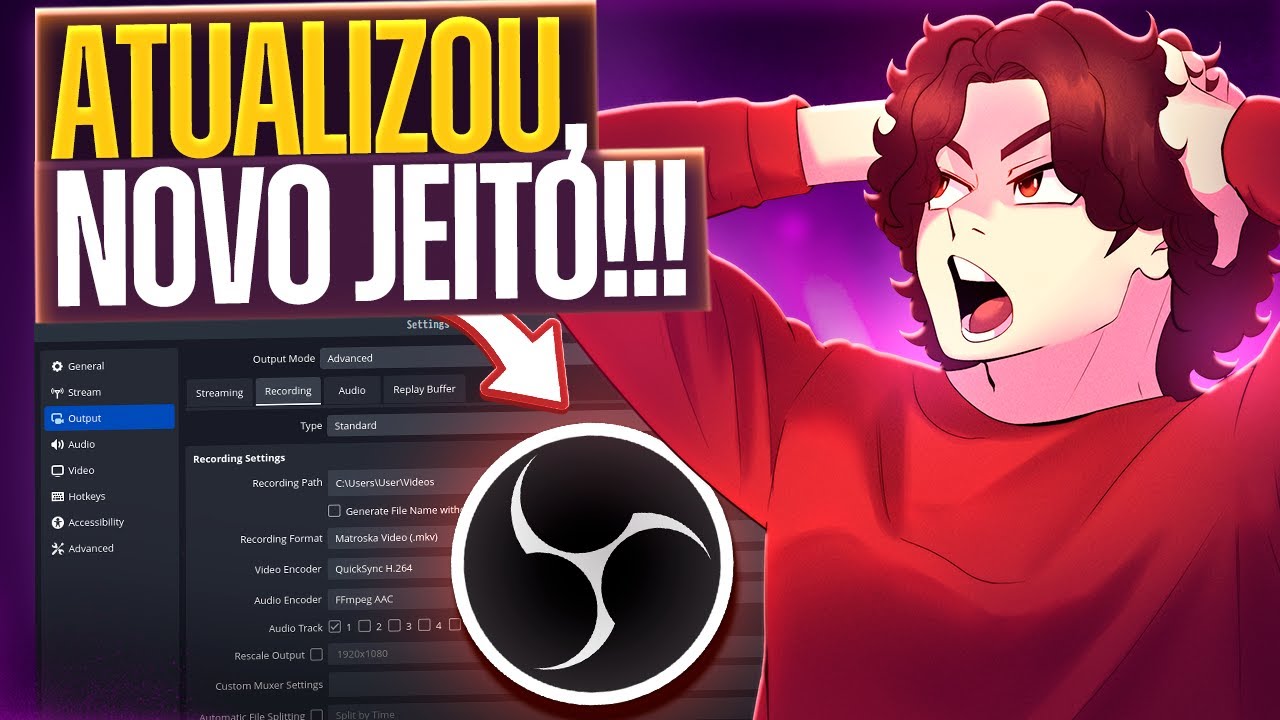 COMO CONFIGURAR OBS PARA GRAVA&Ccedil;&Otilde;ES EM 2025! (Pc fraco ou Forte, com melhor qualidade!)