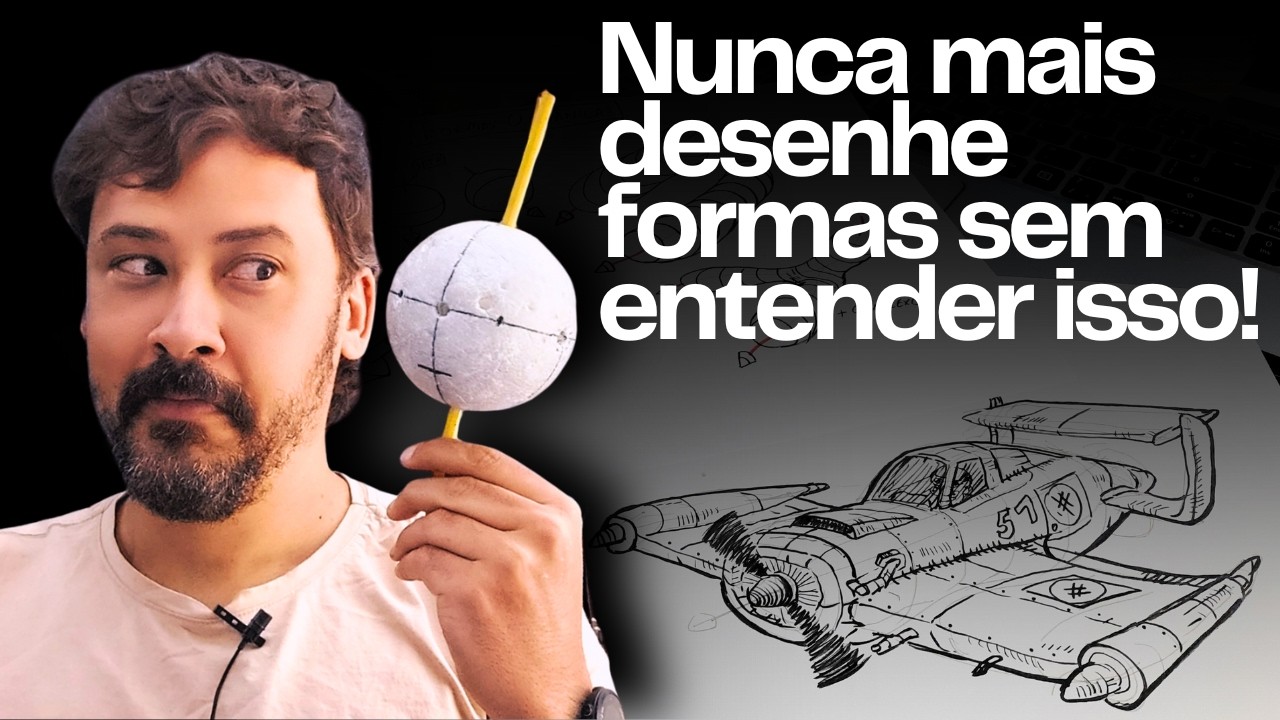 O Segredo Para Desenhar Formas Orgânicas!