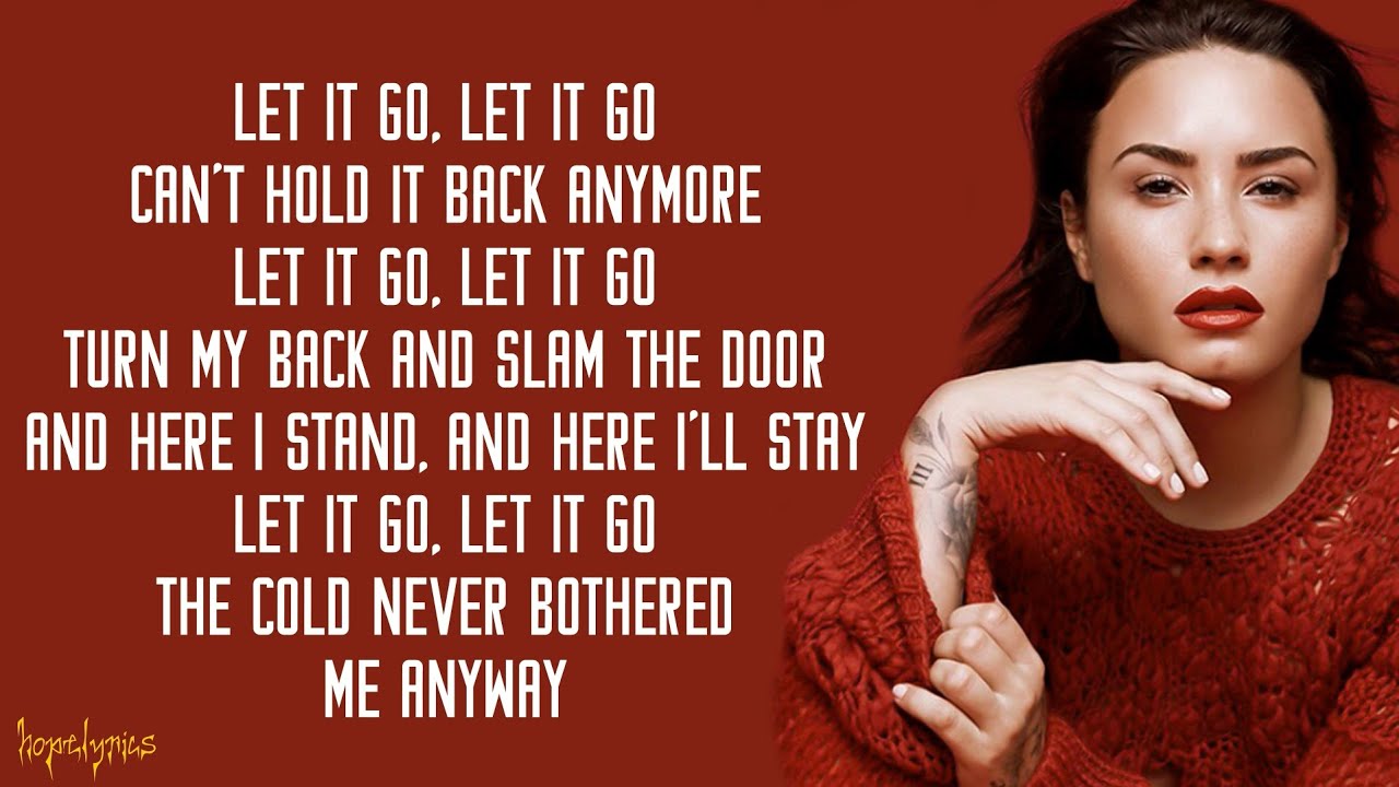 Demi Lovato - Let It Go (from "Frozen") (Lyrics) 🎵