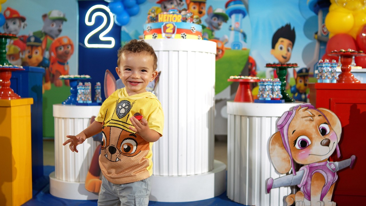 FESTA 2 ANOS HEITOR | ANIVERSÁRIO PATRULHA CANINA | CA FILMES