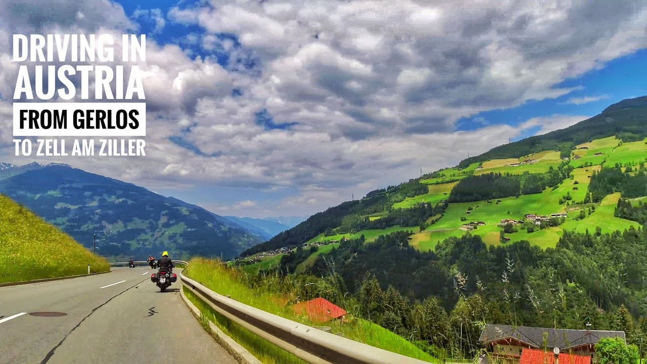 🇦🇹Driving in Austria, Zillertal - from Gerlos to Zell am Ziller (Full version) 4K