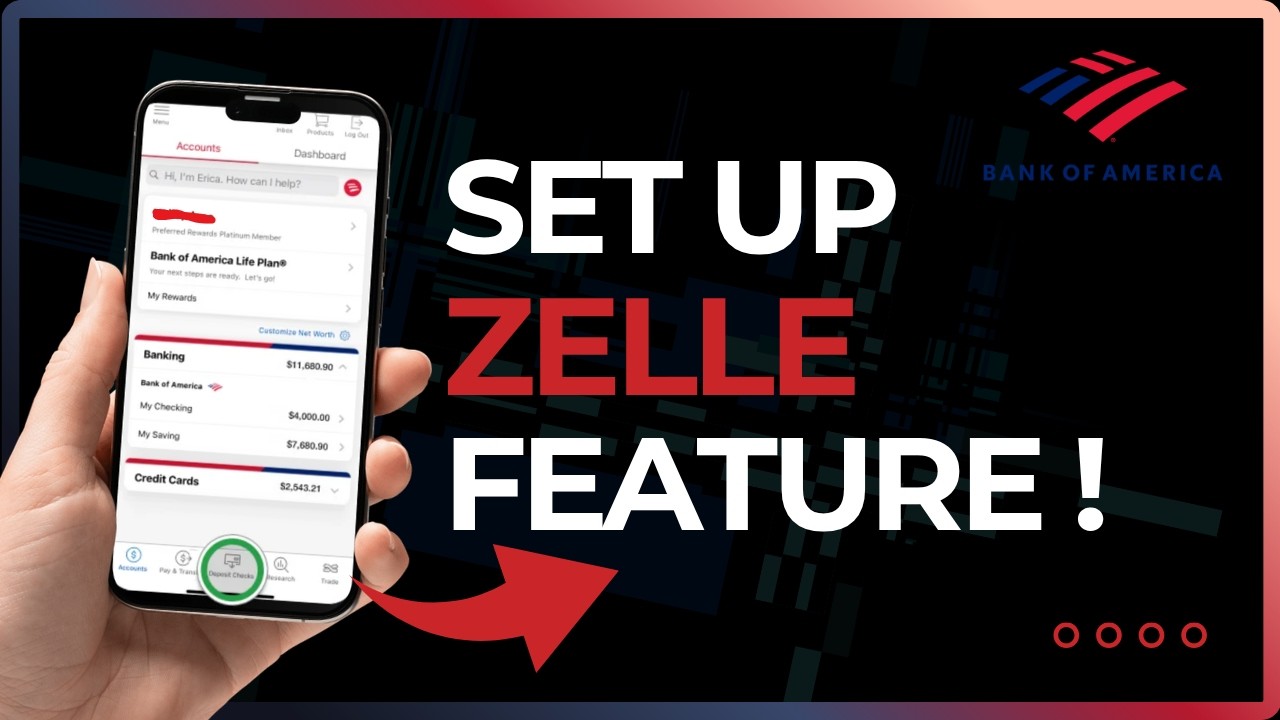 How to Set Up BofA Zelle Feature !