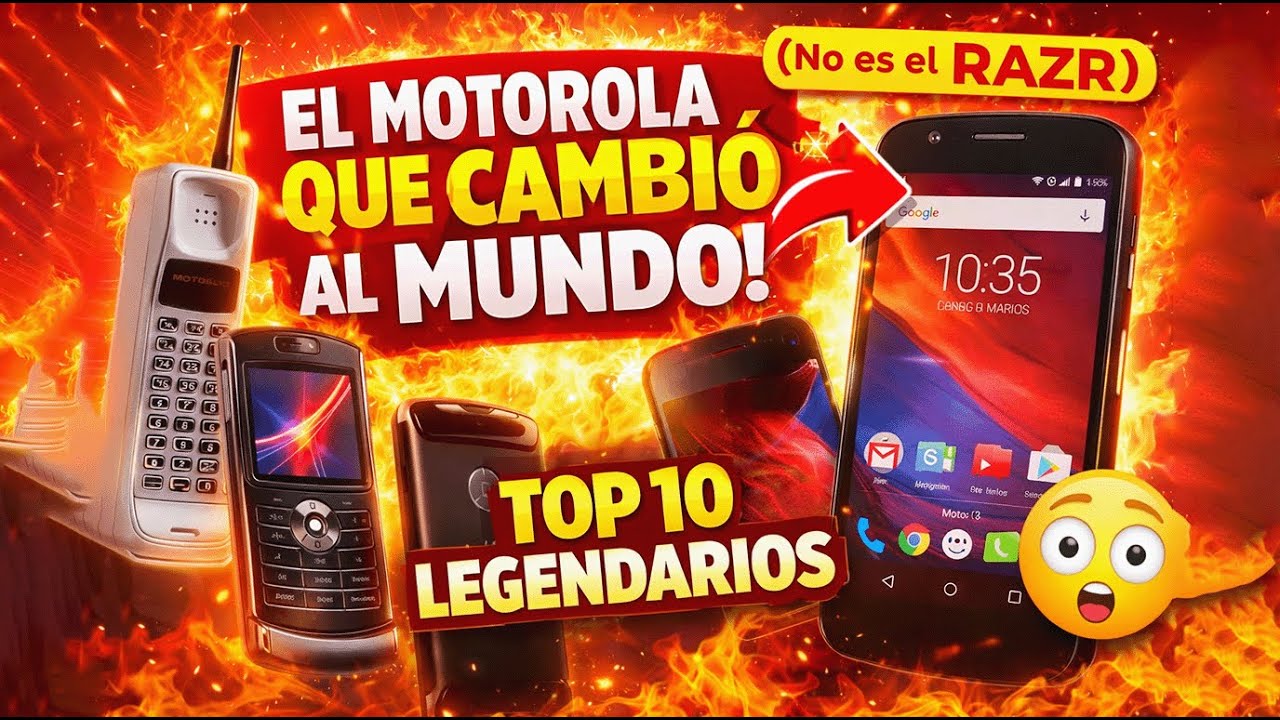 El Motorola Que Cambió al Mundo (Y NO Es el RAZR) – Top 10 Legendarios