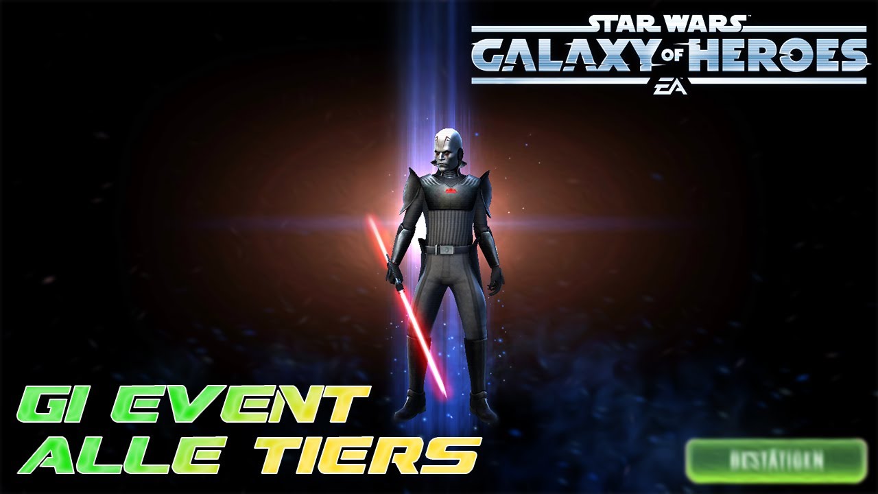 Großinquisitor Event - alle Tiers | #starwars #galaxyofheroes #swgoh