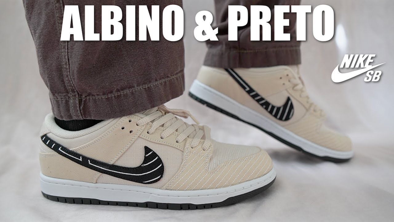 У них МНОГО ДЕТАЛЕЙ - Обзор и описание кроссовок NIKE SB DUNK LOW ALBINO & PRETO