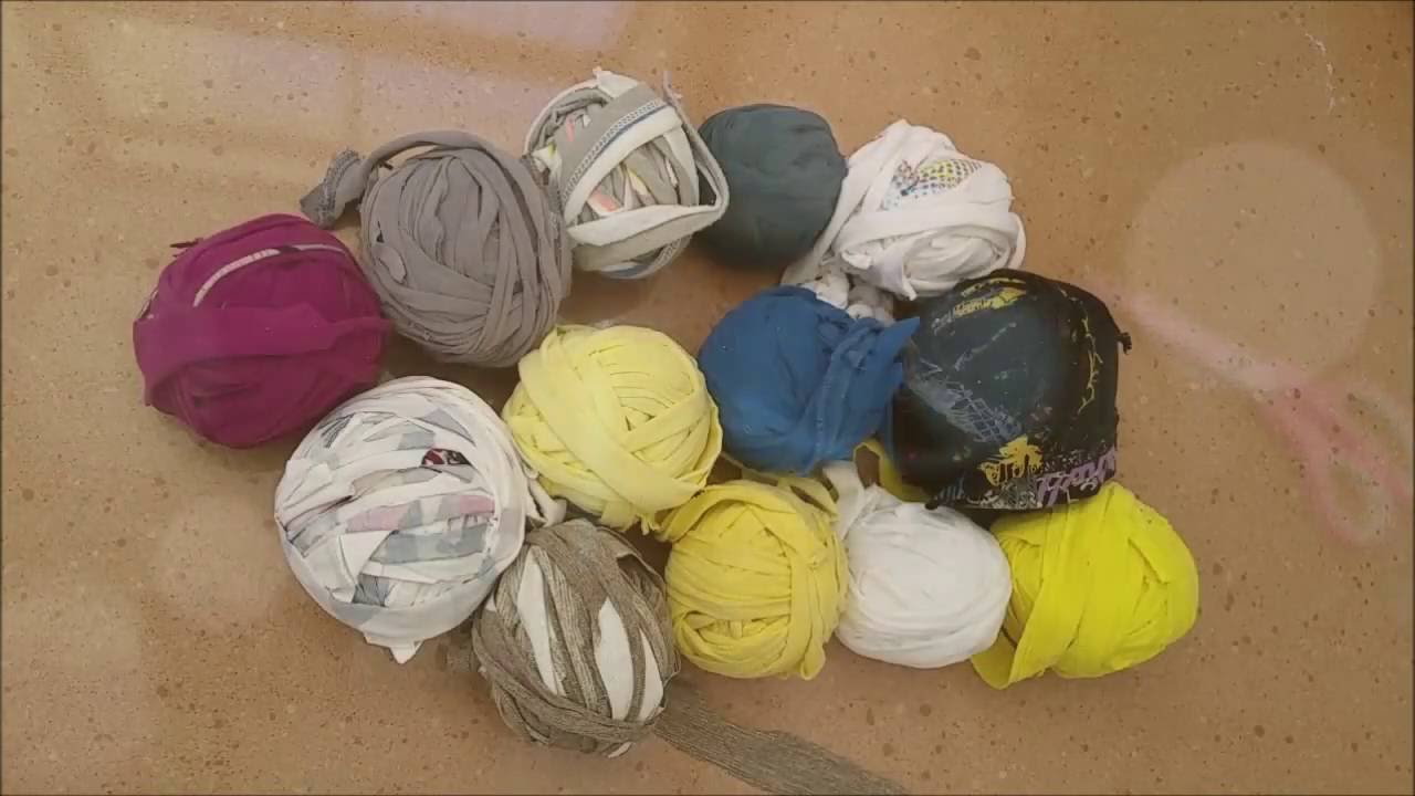 Cómo hacer trapillo con camisetas viejas