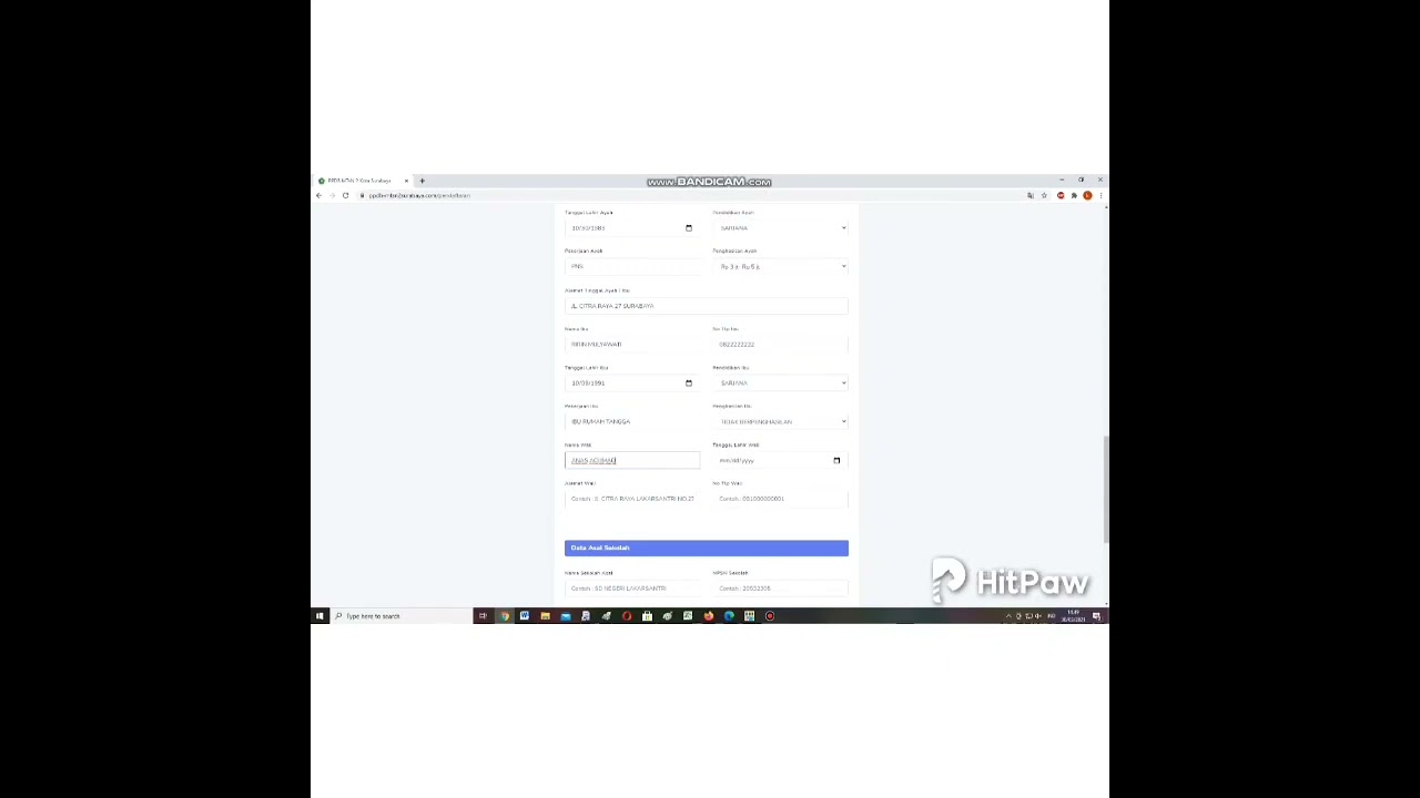 TUTORIAL PENDAFTARAN PPDB MTsN 2 SURABAYA 2022/2023