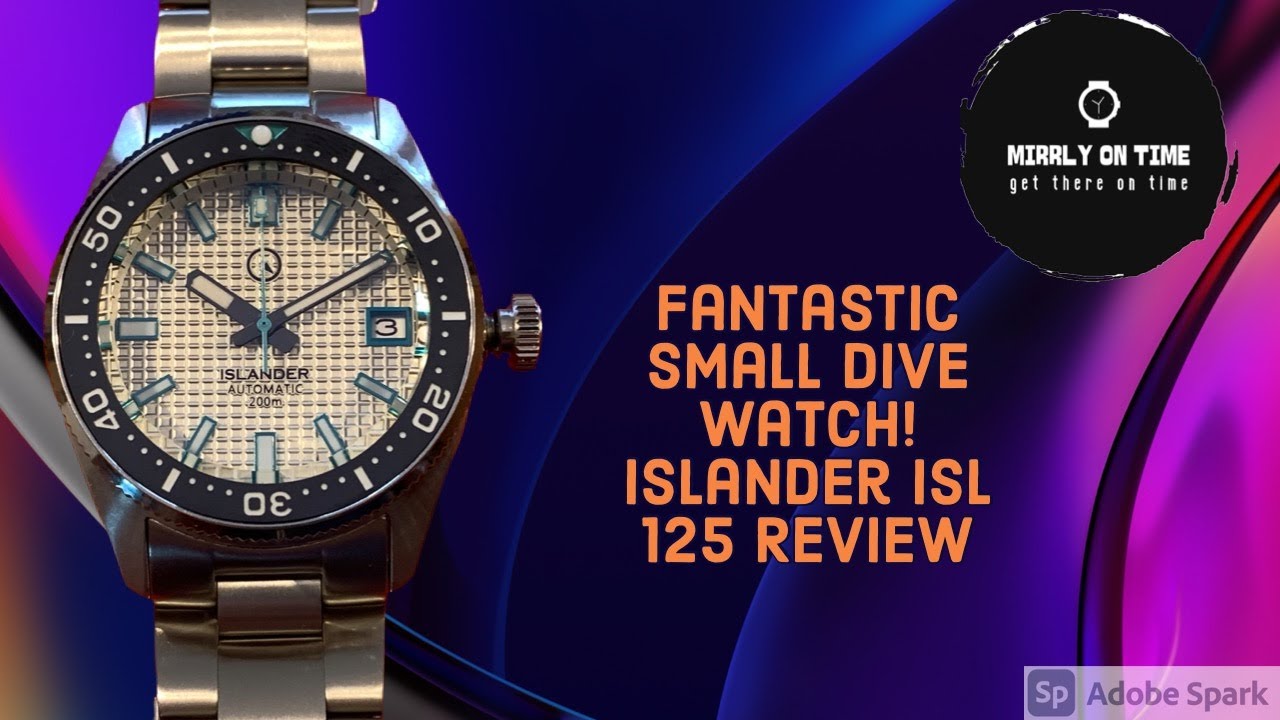 Fantastic Small Dive Watch-Islander ISL 125 Review #longislandwatch #islanderwatch #watchesformen