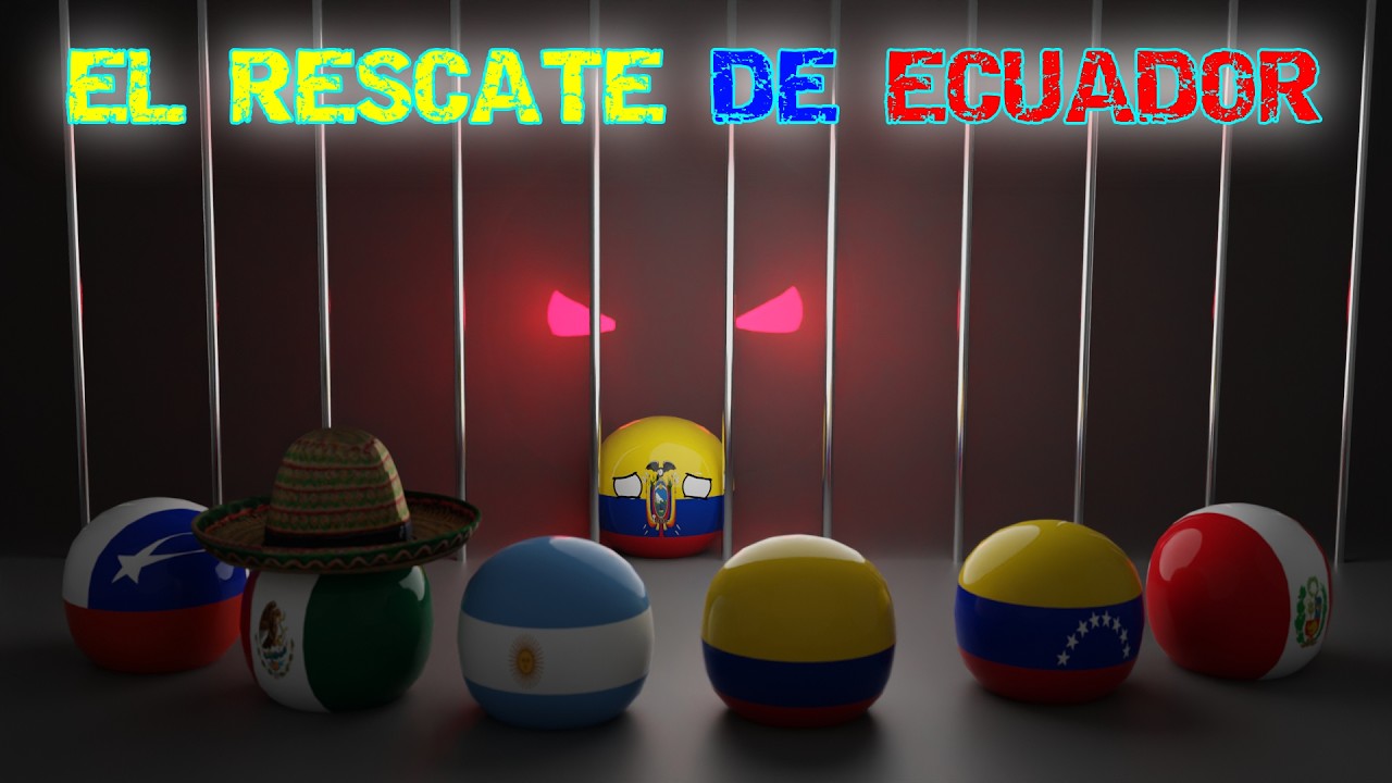 🚨🔥El rescate de Ecuador 🇪🇨 #countryballs #ecuador #latinoamerica #chipin18