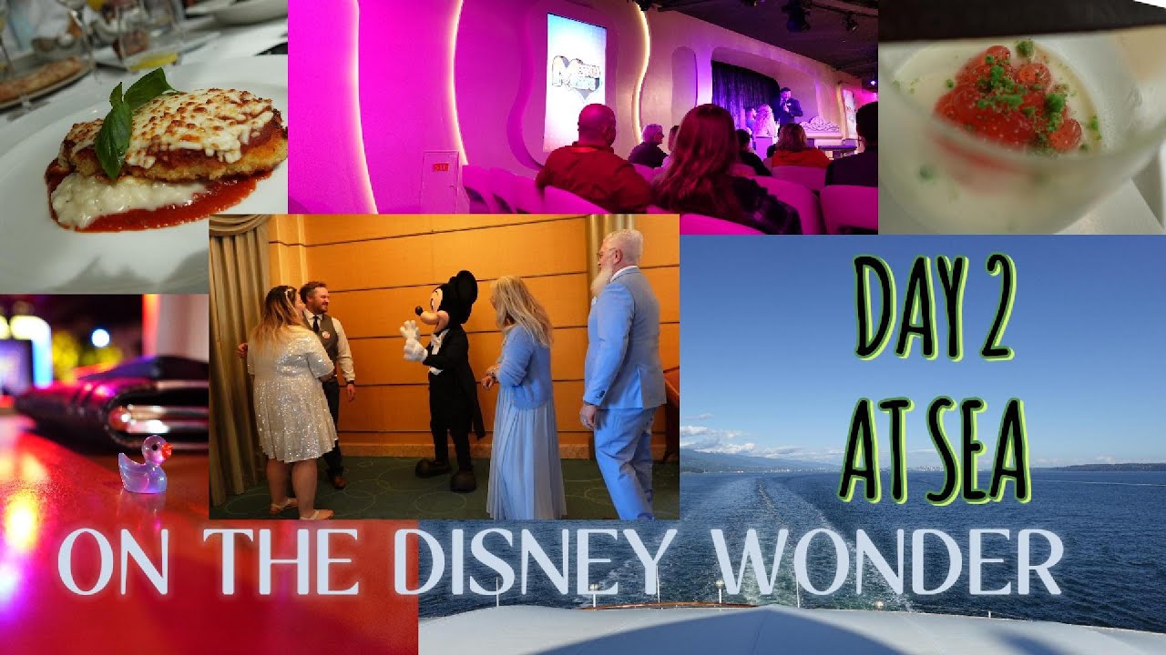Disney wonder day at sea day 2 to alaska 2024