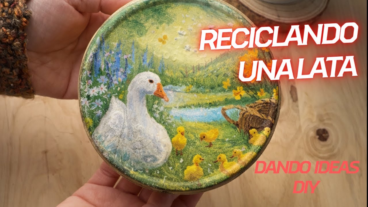 Mira lo que hago con una caja de metal de galletas 😱🥰|MANUALIDADES|DIY|CRAFTS