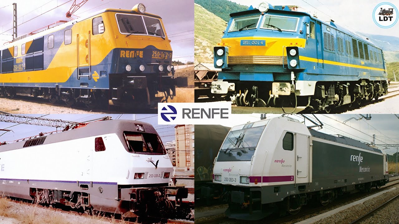 HISTORIA de las LOCOMOTORAS ELÉCTRICAS (Series 250 al 256) de RENFE 🚆 (𝐏𝐀𝐑𝐓𝐄 𝟏) | 𝐋𝐃𝐓
