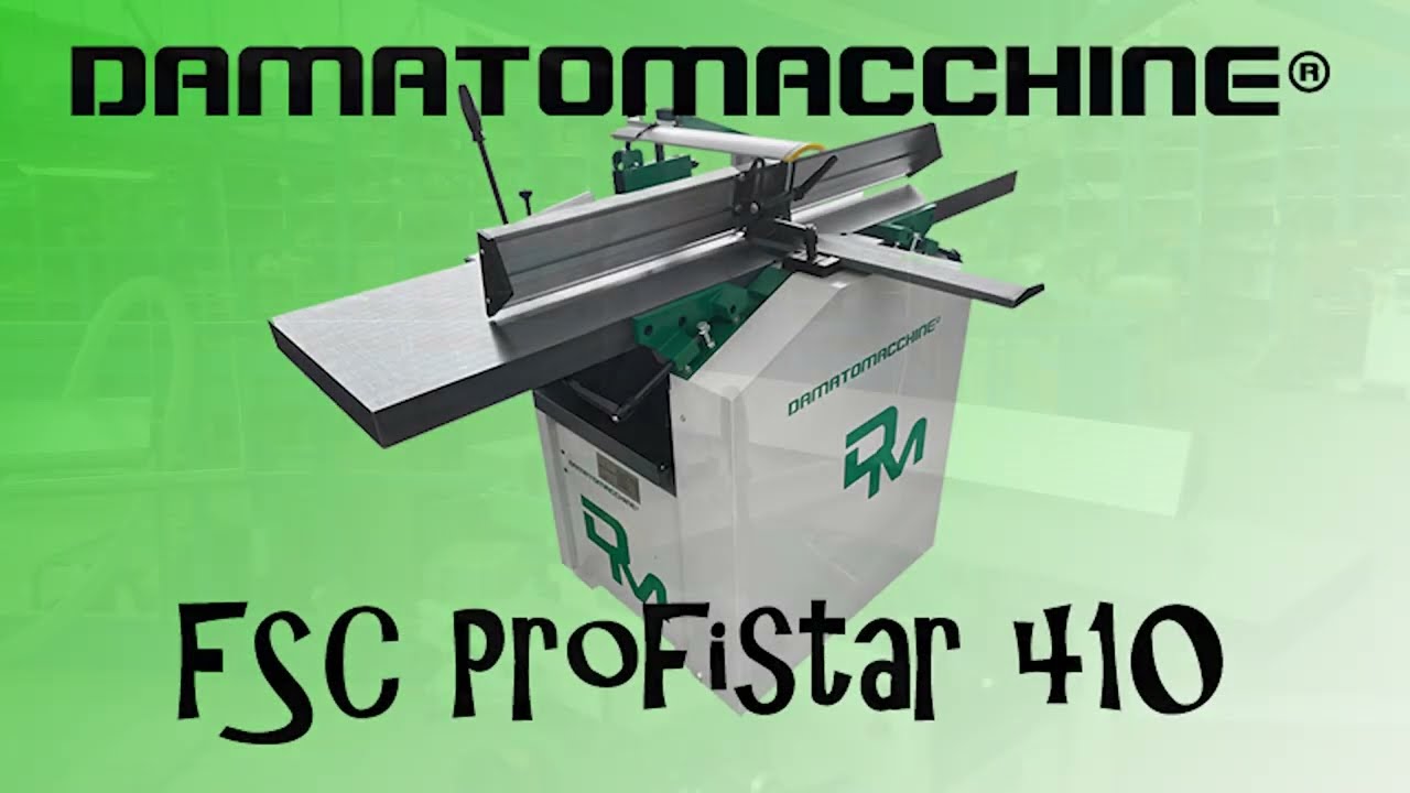 Piallatrice per legno FSC Profistar 410 di Damatomacchine®