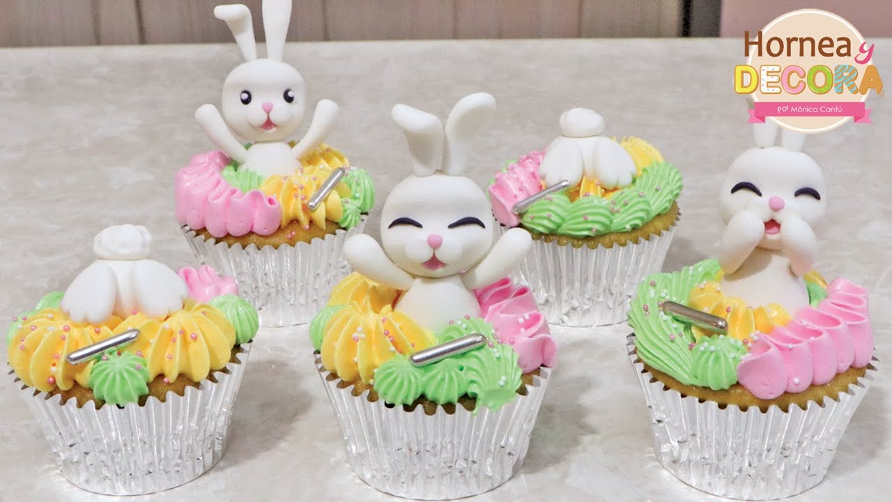 CUPCAKES CONEJOS DE PASCUA