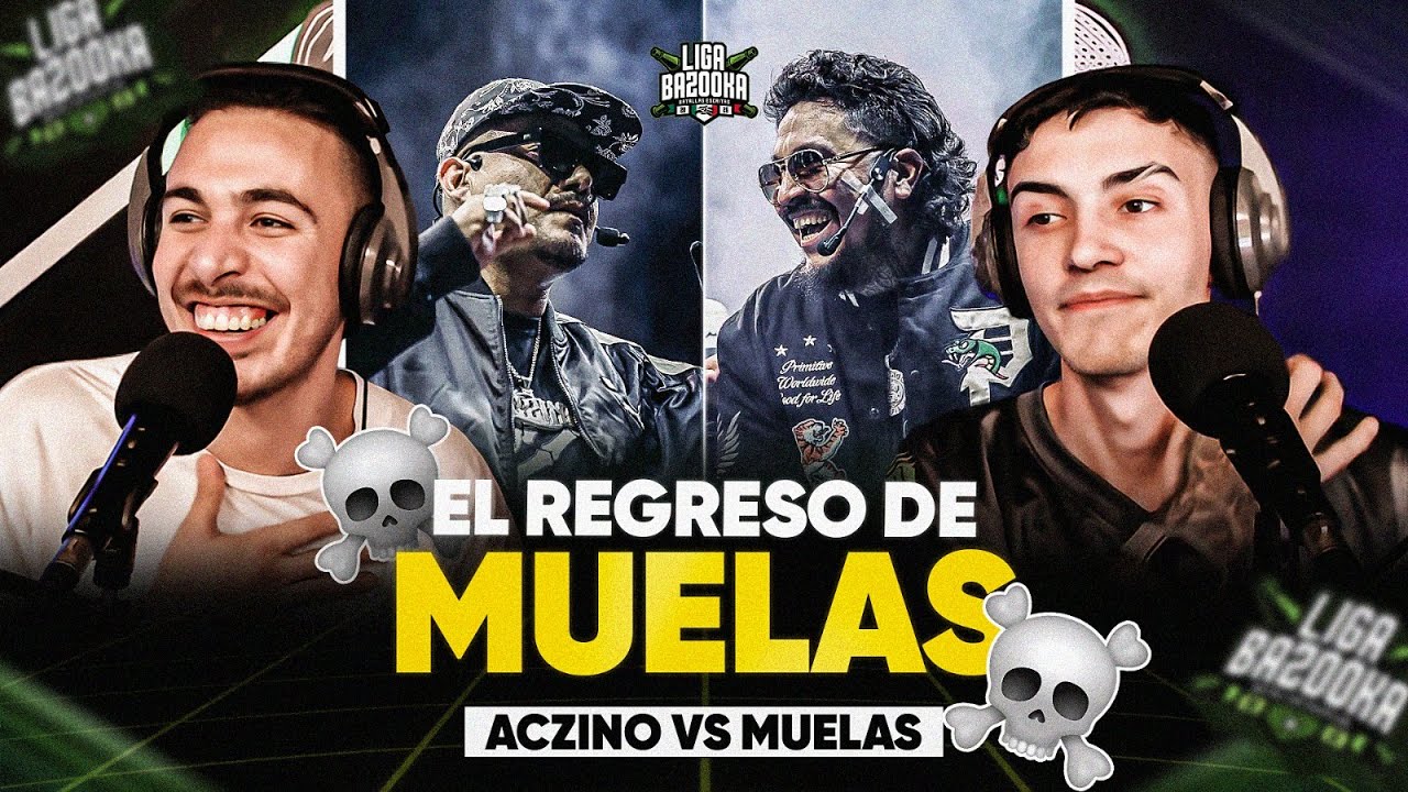 💥BATALLÓN ABSOLUTO😱 REACCIONAMOS a ACZINO vs MUELAS DE GALLO en LIGA BAZOOKA MEX 🤯🔥