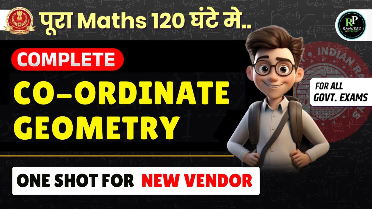 COMPLETE COORDINATE GEOMETRY ONE SHOT | For SSC, Railway & All Govt. Exam