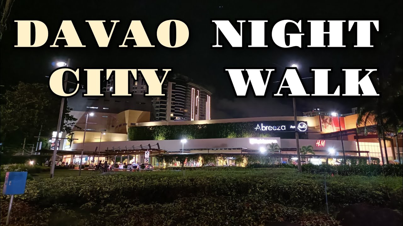 ONE OF THE SAFEST CITY IN THE WORLD DAVAO CITY NIGHT WALK 4K 🇵🇭