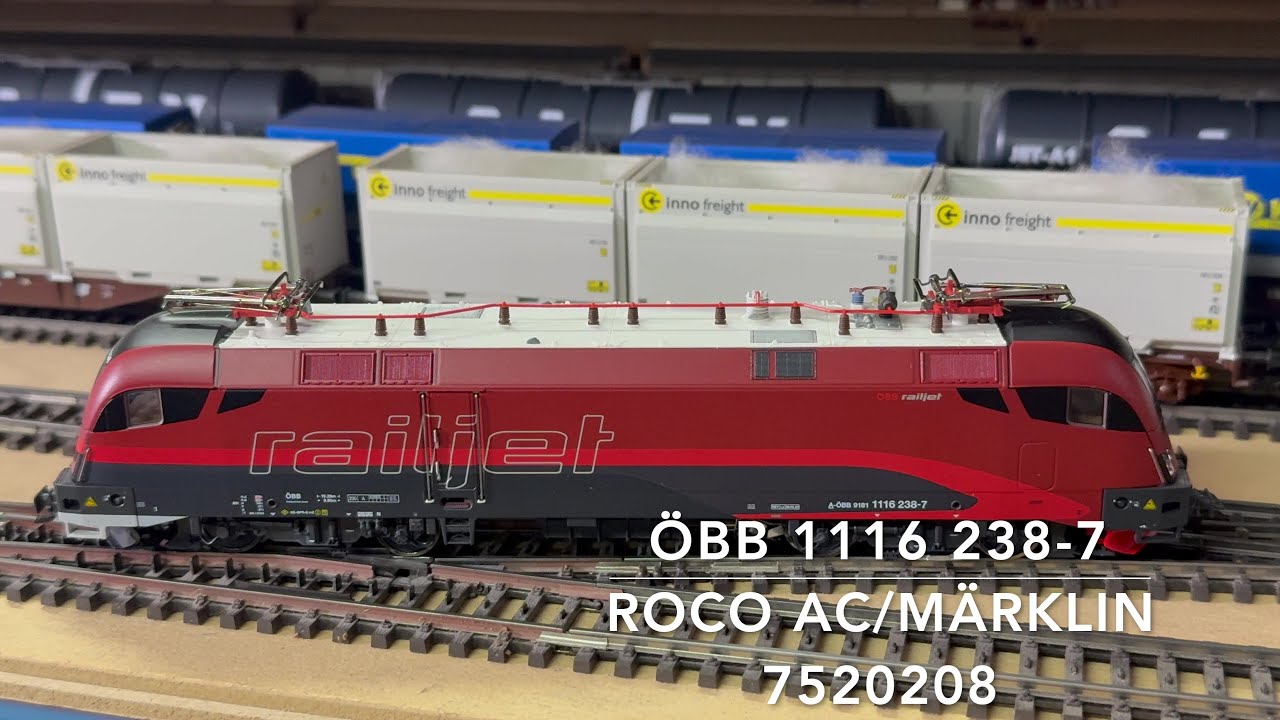 ÖBB 1116 238-7 Railjet - Roco AC/Märklin - Herbstneuheit 2025