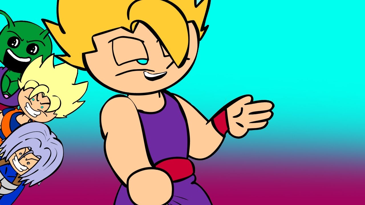 Гохан плюётся горячим огнём! (Пародия на Dbz)