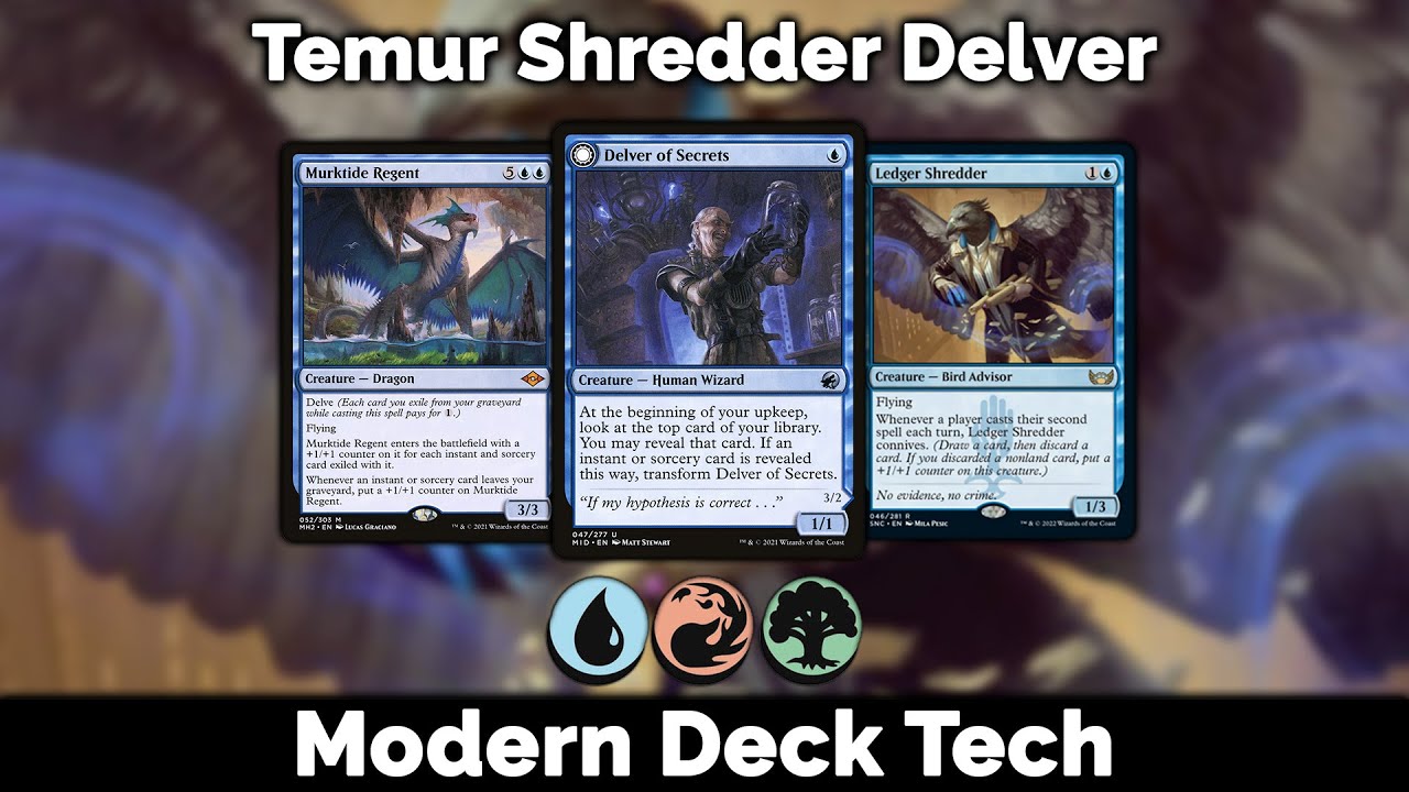 Modern Temur Shredder Delver - In-Depth Deck Tech & Gameplay - Magic: the Gathering