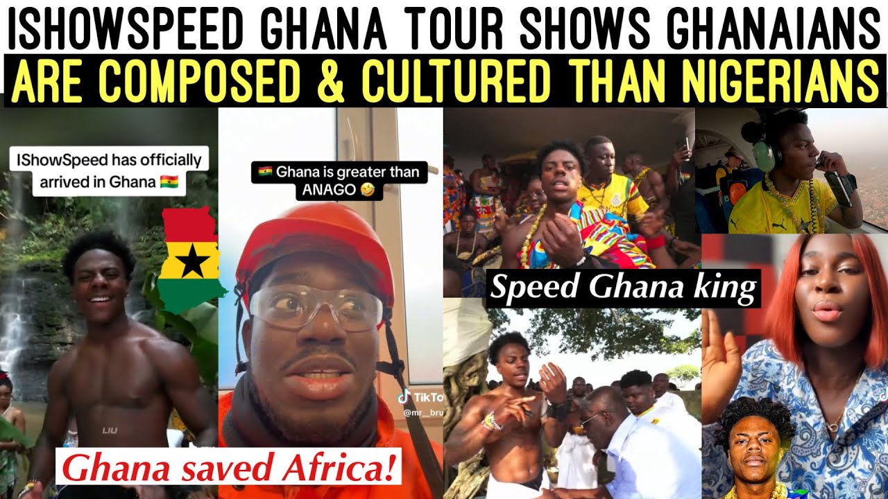 NIGERIANS IN DISBELIEF 😭AS ISHOWSPEED REVEALS GHANA IS CULTURED & MORE COMPOSED THAN NIGERIA