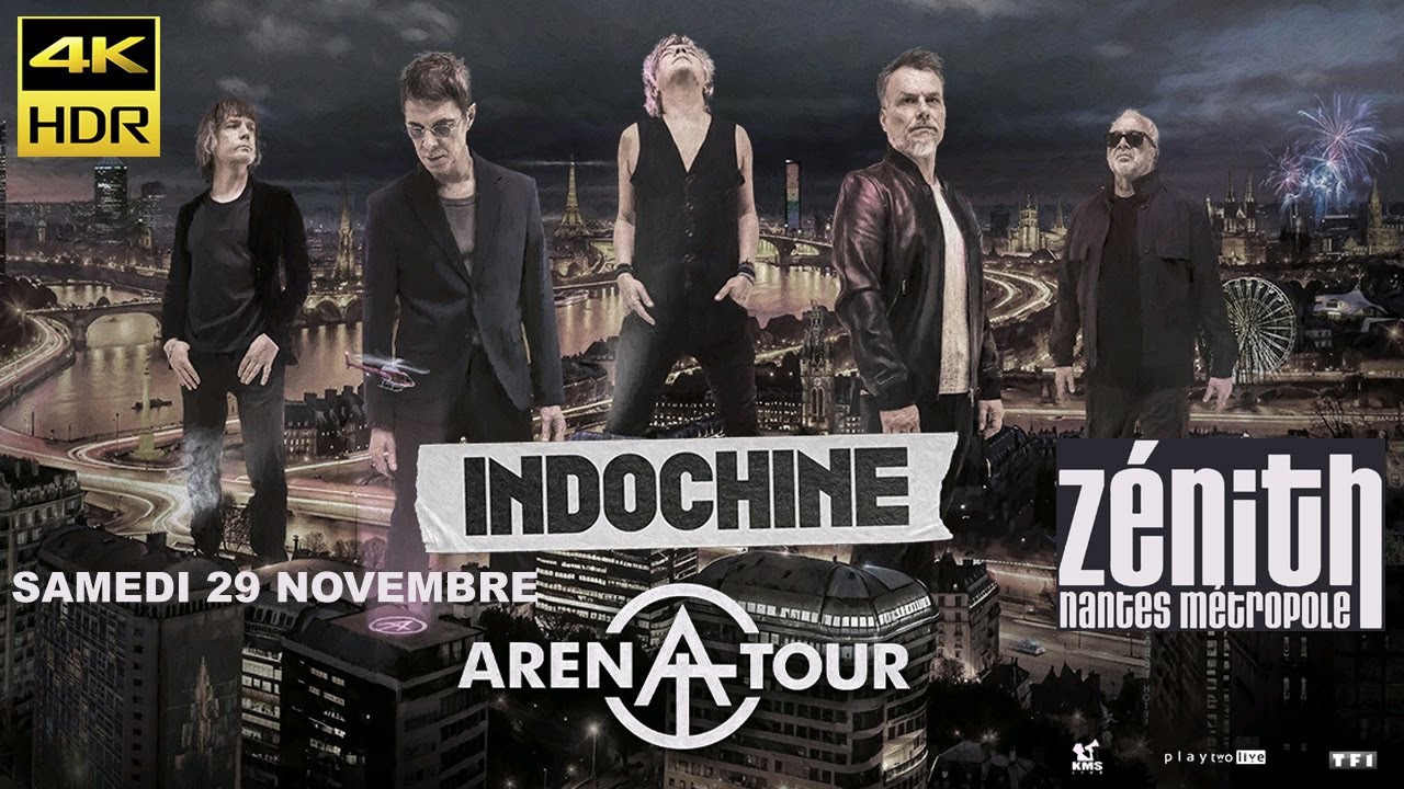 Indochine live at Le Zénith Nantes Métropole, Saint-Herblain, France (November 29th, 2025)
