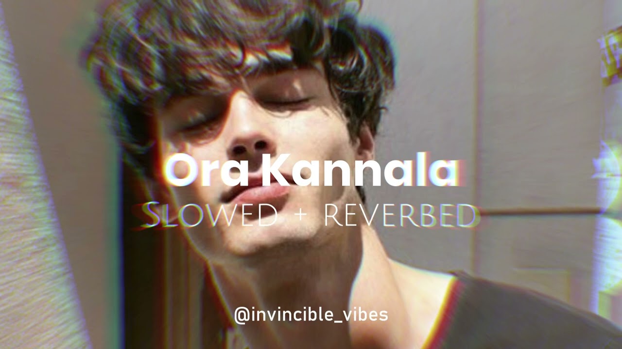 Ora Kannala - AK Sekaren | Slowed + Reverbed | Indian Vibes☀