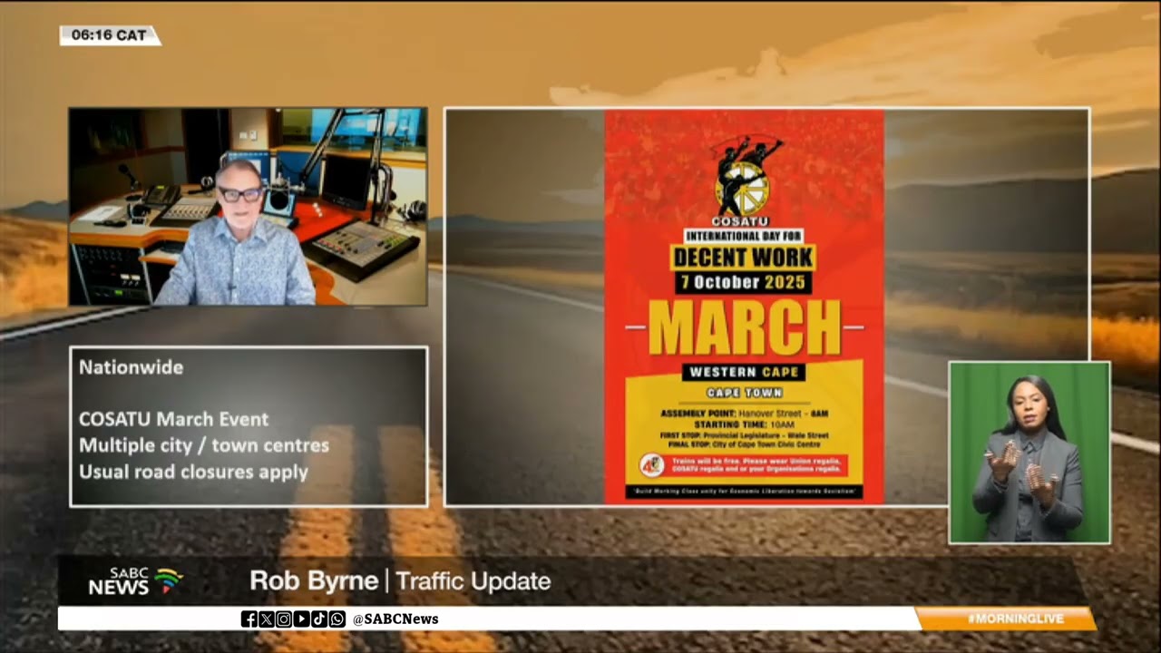 Traffic update | 07 October 2025