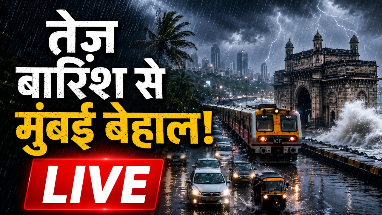 Mumbai Today Live News Monsoon 2026: Early Rains, Flood Updates | Heavy Rains Red Alert !